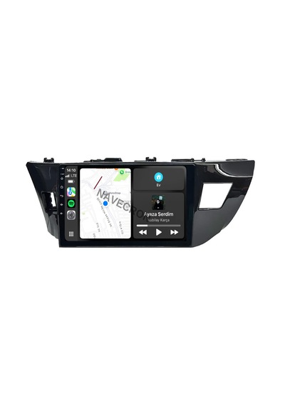 Toyota Corolla 2013-15 10" Uyumlu Androıd Multimedya Gerçek 2/32 Kablosuz Carplay Geri Görüş Kameralı 10"