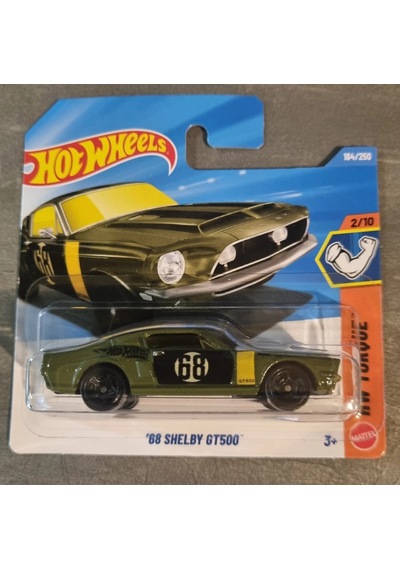 Hot Wheels 2026 68 Shelby Gt500 Yeşil 1:64 Metal Model Araba Hw Torque 184/250
