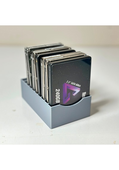 10'lu Harddisk, Ssd, Hdd 2,5 İnç Saklama Kutusu