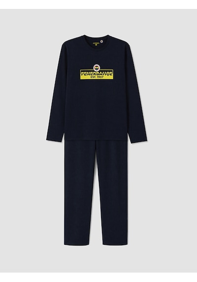 LC Waikiki Lc Waıkıkı Lacivert Fenerbahçe Baskılı Pijama Takımı