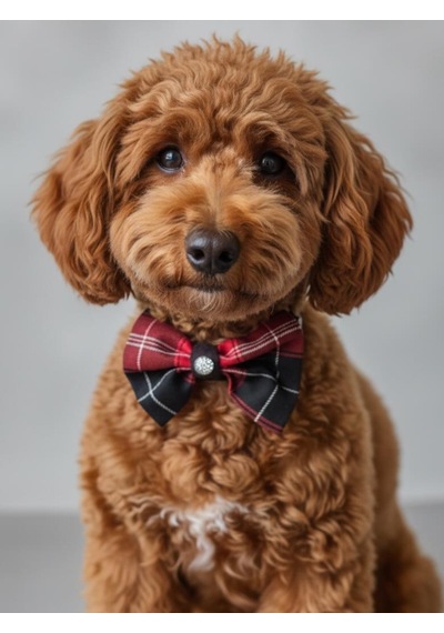 Aristokrat Ekose Silver Köpek Papyonu Tasma Yılbaşı