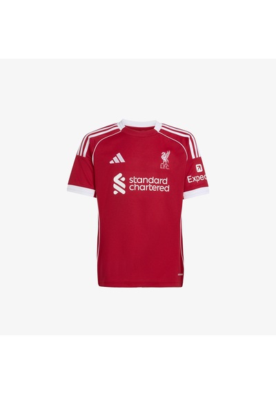 Adidas Liverpool Fc 25-26 İç Saha Çocuk Kırmızı Futbol Forması Jv6436 Kırmızı