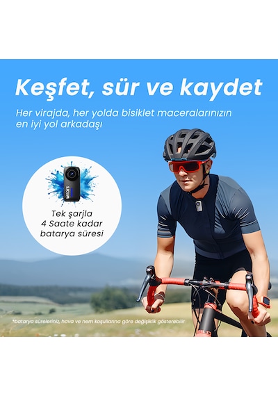 Sjcam C110+ 4k F1.8 20mp 170 Ip65 Mini Aksiyon Kamerası Siyah