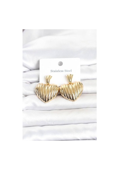 316l Çelik Gold Renk Model Kadın Küpe Tj-bkp11827 Evimdeyokyok
