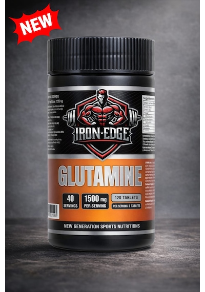 Iron Edge Glutamine 500 Mg 120 Tablet Per Servıngs 1500 Mg 40 Servis