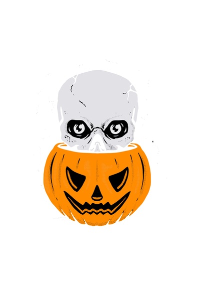 Paybuy Kabak Kurukafa Halloween Sanatı Baskılı Kadın Oversize Tişört Siyah
