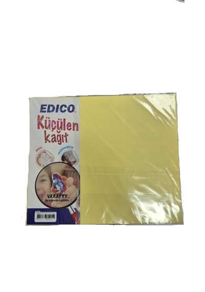 Edıco Kuculen Kagıt 20x26 Sarı 2 Lı