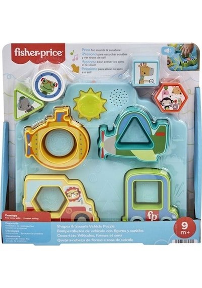 Fisher - Price Şekiller ve Sesler Puzzle HRP31