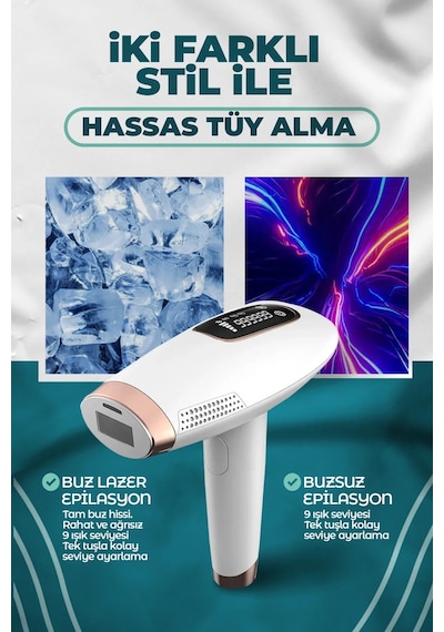 Ipl Buz Lazer Epilasyon 999.999 Atım Otomatik/manuel Dokunmatik Ekran Ağrısız Vücut Yüz Uyumlu