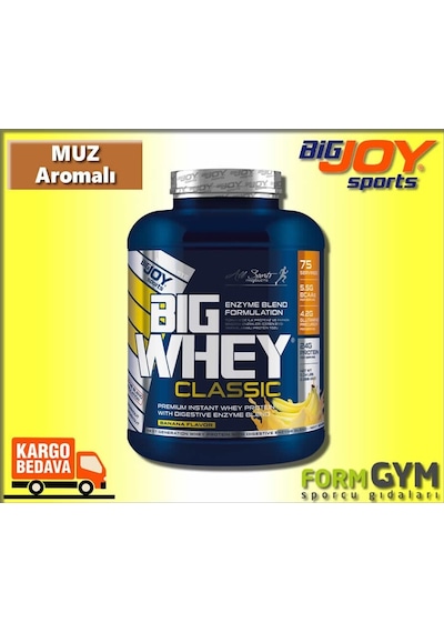 Bigjoy Sports Bigwhey Classic Whey Protein Muz Aromalı 2288 Gr