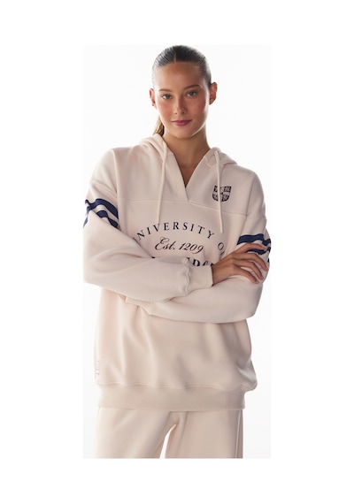 Penti Ekru Cambridge V Yaka Uzun Kollu Sweatshirt Ecru