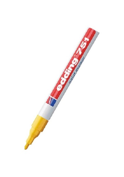 Edding E-751 Sarı Boya Dekor Markör Kalemi