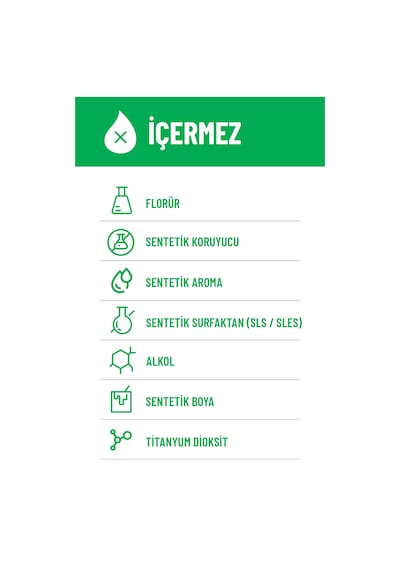 Siveno %100 Doğal Diş Macunu Bebek - Çocuk İçin Karışık Meyve Aromalı Florürsüz 50 ml