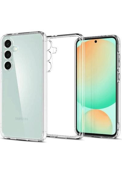 Samsung Galaxy S24 Fe İçin Uyumlu Darbe Emici Yumuşak Ultra İnce Sararmaz Şeffaf Kılıf