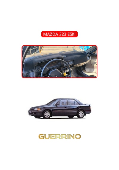 Mazda 323 Eskitorpido Koruma Halısı Kırmızı Kenar