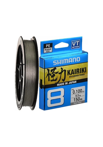 Shimano Kairiki 8 Steel Gray 0,10-150m 236721087