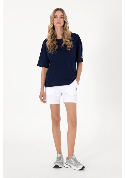U.s. Polo Assn. Kadın Beyaz Şort Örme 50300840-vr013 Beyaz