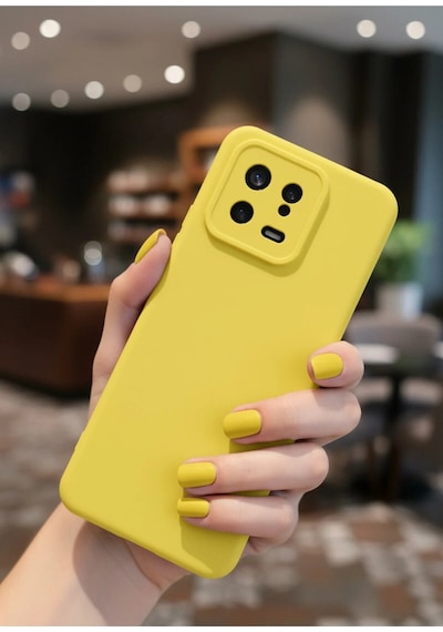 Xiaomi Mi 13 Kılıf Içi Kadife Süet Tasarımlı Kamera Korumalı Silikon A Kalite Lansman Kapak