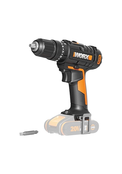 Worx Wx370.9 20volt Profesyonel Şarjlı Darbeli Matkap Akü Dahil Değildir