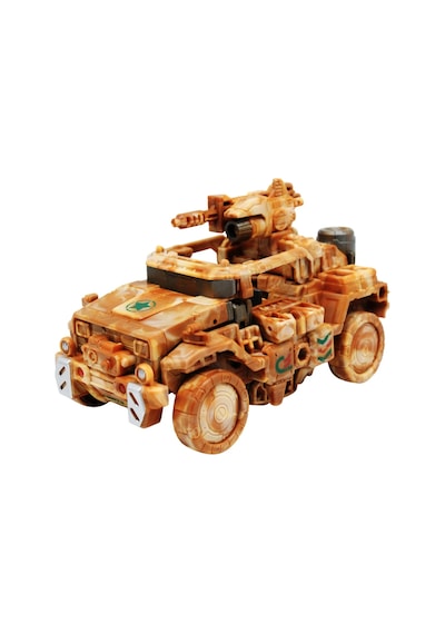 Dönüşen Robot Ve Askeri Jip Oyuncak 2'si 1 Arada Kamuflaj Renkli Özel Harekat 3+ Yaş