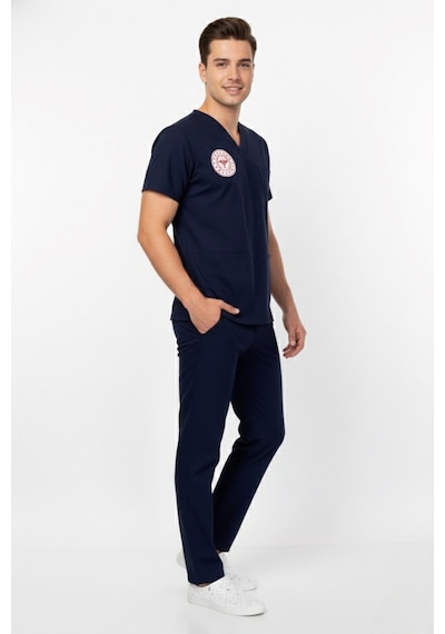 Unisex Lacivert Hemşire Scrubs Üniforma Takım Patriot Blue Sağlık Bakanlığı Yeni Yönetmeliğe Uygun Lacivert Unisex Lacivert Hemşire Scrubs Üniforma Takım Patriot Blue Sağlık Bakanlığı Yeni Yönetmeliğe Uygun Lacivert