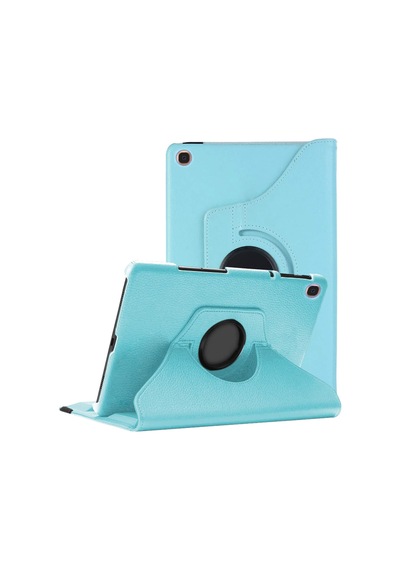 Huawei Mediapad T3 7'' İçin Kılıf 360 Rotating Stand Deri Mavi Mediapad T3 7'' İle Uyumlu Kılıf - Mavi
