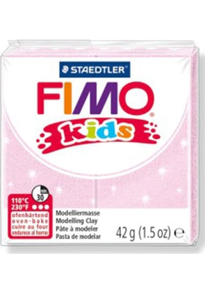 Fimo Kids Polimer Kil 42Gr. Pearl Rosa