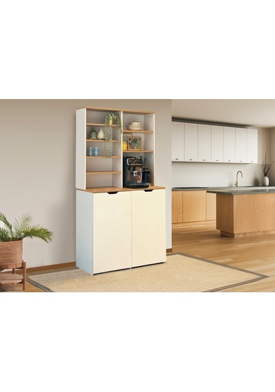 Lyon Katlanabilir Masalı Kahve Köşesi 90 Cm Krem Sedef Lyon Katlanabilir Masalı Kahve Köşesi 90 Cm Krem Sedef