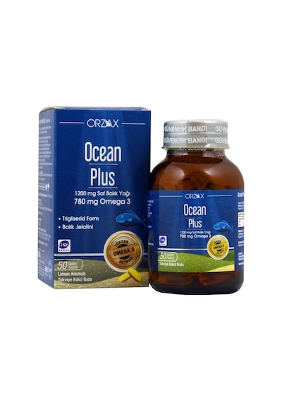 Ocean Plus Balık Yağı Omega3 1200 Mg 50 Softjel Kapsül 3 Adet