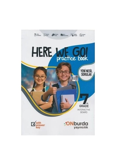 Onburda 7.sınıf Here We Go Practice Book