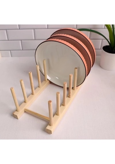 Bambu Çok Amaçlı Düzenleyici Stand Açık Sarı