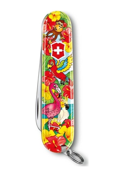 ​Victorinox 0.2373.E3 My First Victorinox Papağan Desenli Kamp Çakı Ve Çok Renkli