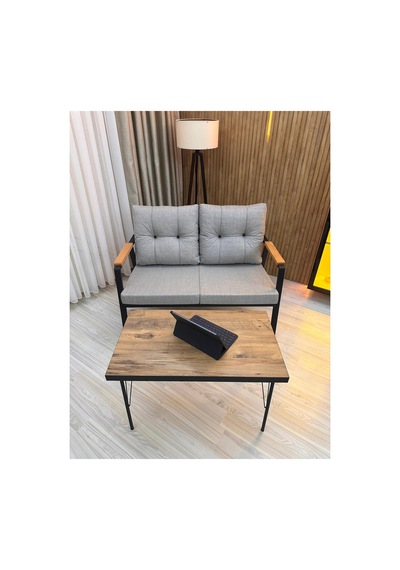 Yaren Model, Balkon, Bahçe, Cafe, Metal Koltuk Takımı, Bahçe Takımı , Çay Seti, 2+1+1+sehpa