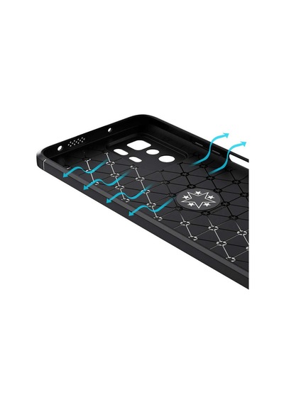 Xiaomi Poco X3 Gt Kılıf Zore Ravel Silikon Kapak Siyah