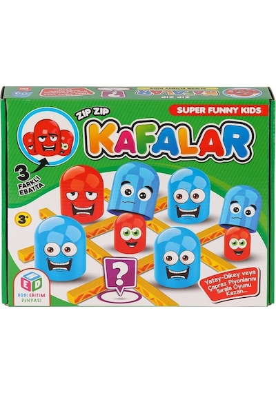 Zıp Zıp Kafalar Kutu Oyunu Eğitici Oyun Zeka Geliştirici