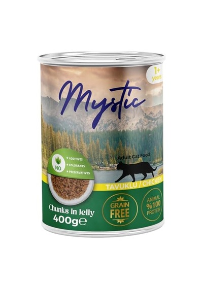 Mystıc Yetişkin Kedi Tavuklu Ve Jöleli Konserve 400 Gr