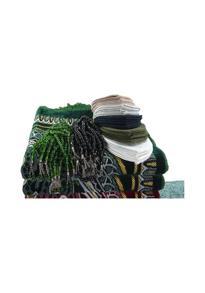 Sümbül Efendi 20 Kişilik Hac Ve Umre Kadife Seccade Set
