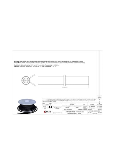 IBRAS 68133 7.5Mm X 12.5Mm Yakıt Hortumu Üniversal B / Tipi