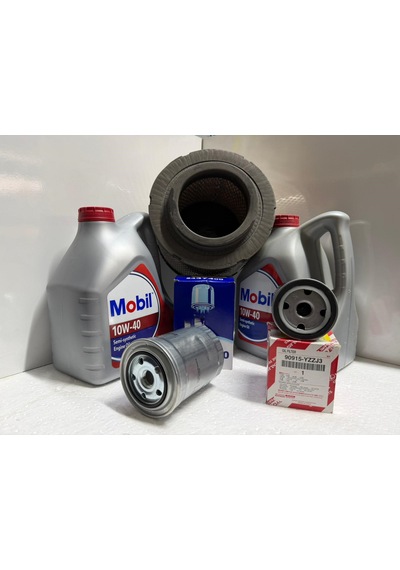 Toyota Hilux 06 - 11 10w-40 8lt Mobil Yağ / Yağ-hava-mazot Demir Filtre Bakım Seti 10w-40 8lt Mobil Yağ / Yağ-hava-mazot Demir Filtre Bakım Seti