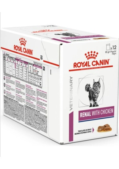 Royal Canin Renal With Chicken Yaş Kedi Maması 12 85 Gr