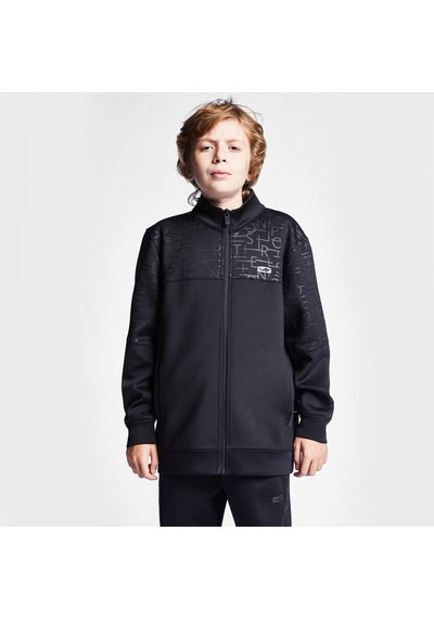 Lescon Çocuk Fermuarlı Sweatshirt 24b-3135 Siyah