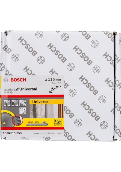 Bosch 9+1 Standard For Universal 115 mm Elmas Kesme Diski - 2608615058
