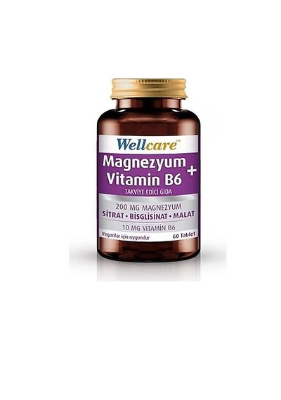 Wellcare Magnezyum B6 Vt 200/10mg 60 Tb.