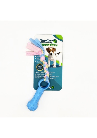 Eurodog Puppy Toys Mavi Ufak Kemik Diş Kaşıma Oy.