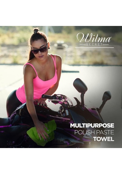 Wilma Secret Mikrofiber Parlatma Temizleme Bezi - Araba İçin Temizleme Giysileri - Detay Malzemeleri - Yeniden Kullanı Diğer