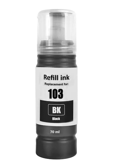 2 Siyahlı 103 Uyumlu Mürekkep Epson Ecotank L3296,l5290,l5190,l3266,l3260,l3256,l3251,l3250,l3211 Yazıcılara Uyumlu