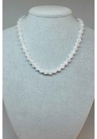 Necef Taşı Kolye 8mm (Klipsli) Çok Renkli