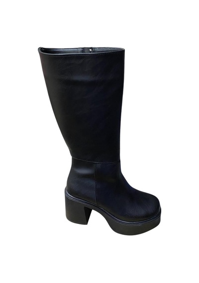 Miçe Shoes Kadın Platfrom Çizme Siyah - 796657832 Siyah