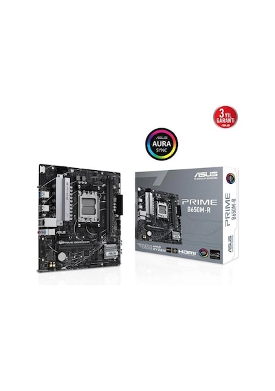 Asus Prıme B650m-r Ddr5 Hdmı Pcıe 4.0 Am5 Matx