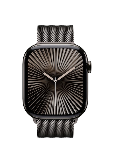 Apple Watch Series 10 GPS + Cellular 46 MM Titanyum Kasa Milano Loop S/M Akıllı Saat (Apple Türkiye Garantili)